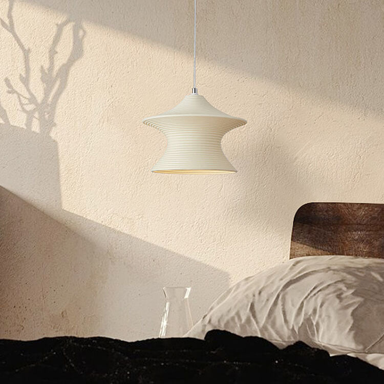 Skandinavisch moderner minimalistischer Gyro-Harz 1-Licht Pendelleuchte 