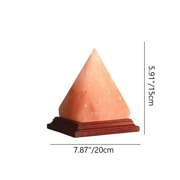Lampe de table créative à 1 lumière en forme de triangle de l&