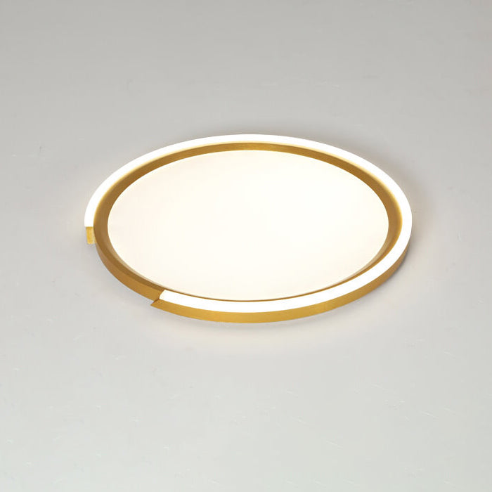 Moderne minimalistische Scheiben-Eisen-Acryl-Aluminium-LED-Deckenleuchte 