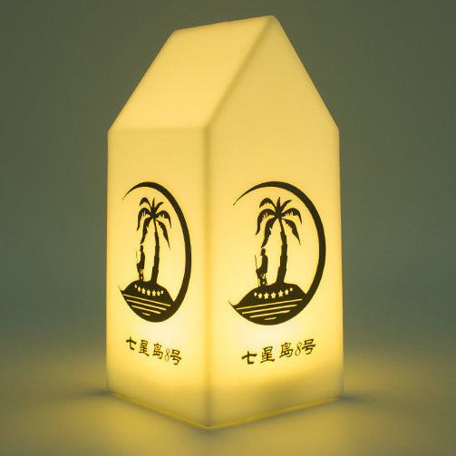 Moderne Art Deco Cabin Hardware PE LED Tischlampe für Esszimmer 