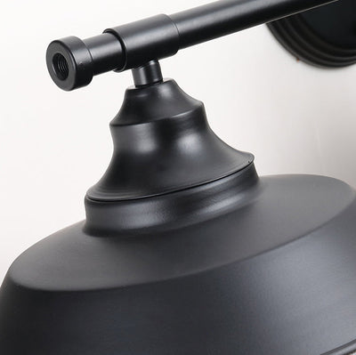 Zeitgenössische industrielle runde Eisen 2/3 Licht Wandleuchte Lampe für Badezimmer 