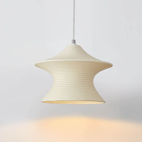 Skandinavisch moderner minimalistischer Gyro-Harz 1-Licht Pendelleuchte 
