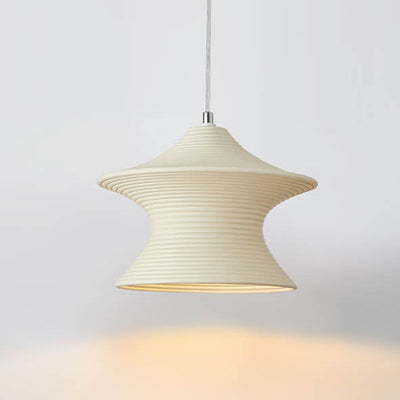 Skandinavisch moderner minimalistischer Gyro-Harz 1-Licht Pendelleuchte 