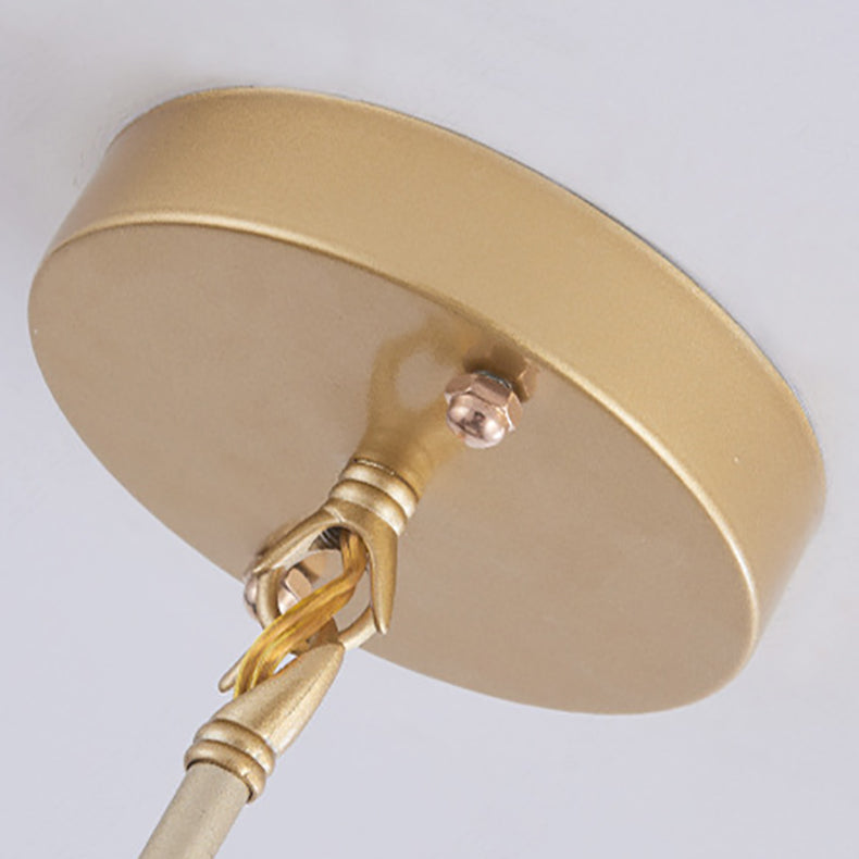 Lustre moderne minimaliste en alliage dendritique fer acrylique 10/16 lumières pour salon 