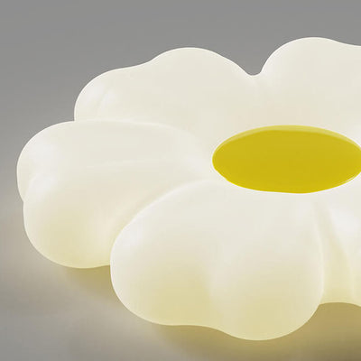 Nordic Minimalist Flower Shape PE Iron LED Flush Mount Ceiling Light