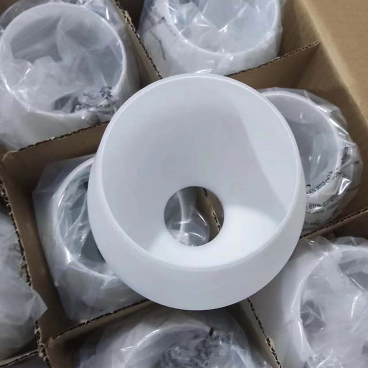 Moderne minimalistische flache runde Glaseisen 1-Licht Tischlampe für Wohnzimmer 