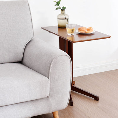 Moderner minimalistischer quadratischer Holztisch für das Wohnzimmer 