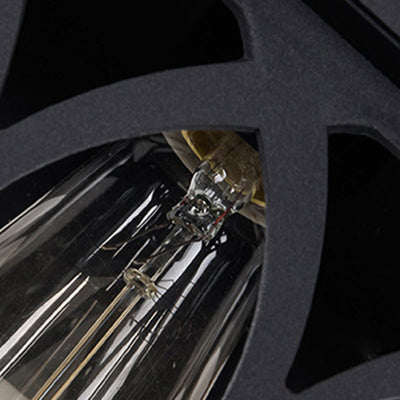 Traditionelle europäische wasserdichte Aluminiumglas-Würfel-1-Licht-Wandleuchterlampe für den Garten 