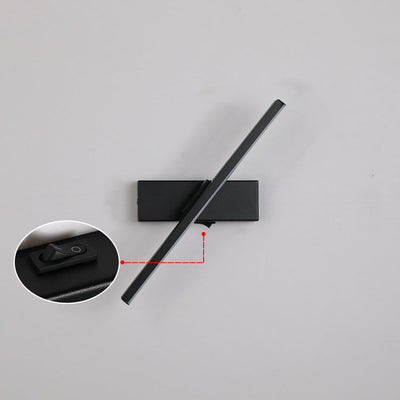 Moderne Einfachheit Streifen Rechteck Aluminium Eisen Silikon LED Wand Leuchte Lampe Für Schlafzimmer 