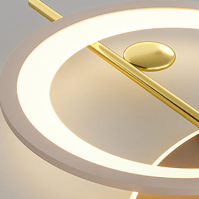 Moderne minimalistische runde Eisen Acryl LED Wandleuchte Lampe für Schlafzimmer 