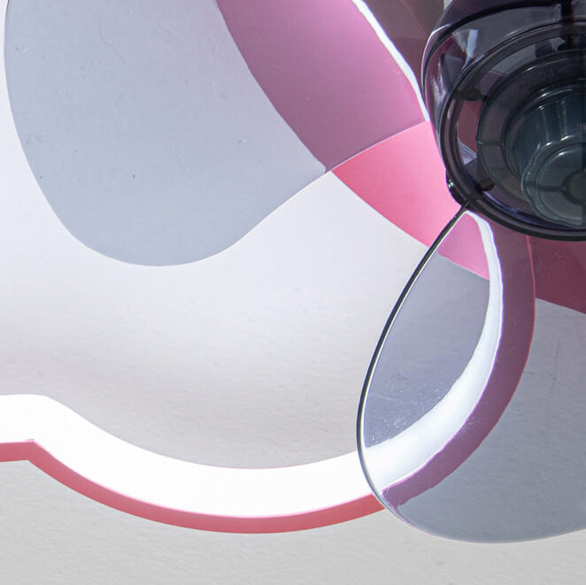 Nordic Creative Silikon-Schmetterlingsform LED Deckenventilatorleuchte 