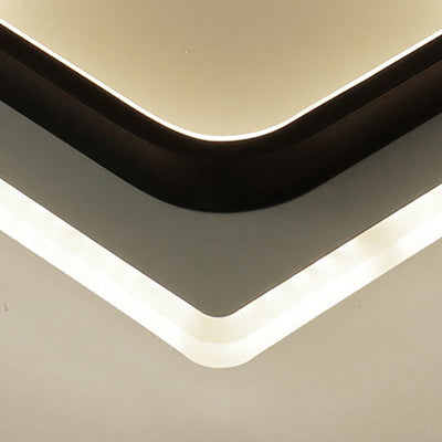ضوء سقف مثبت بمصابيح LED حديدية هندسية اسكندنافية معاصرة للممر 