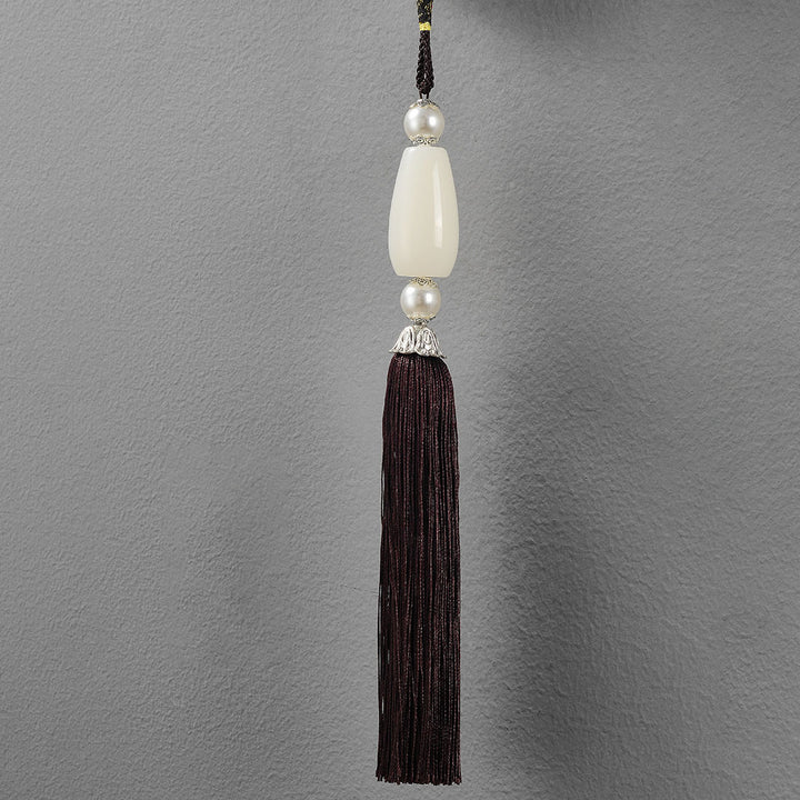 Lámpara de aplique de pared LED de acrílico de magnesio y cobre acanalado chino tradicional para dormitorio 
