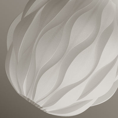Moderne minimalistische Eisen PE Ananas Design 1-Licht Semi-Flush Mount Deckenleuchte für Wohnzimmer 
