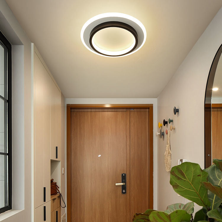 ضوء سقف مثبت بمصابيح LED حديدية هندسية اسكندنافية معاصرة للممر 
