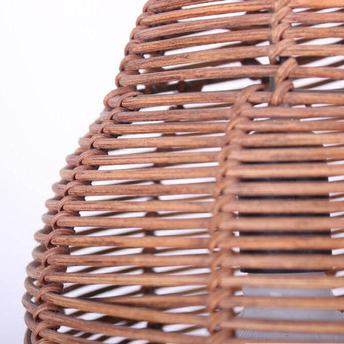 Moderne kreative Persönlichkeit Rattan Conch 1-Licht Pendelleuchte 