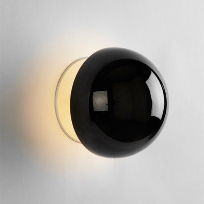 Aplique de pared LED de metal en semicírculo de meteorito de simplicidad moderna para dormitorio 