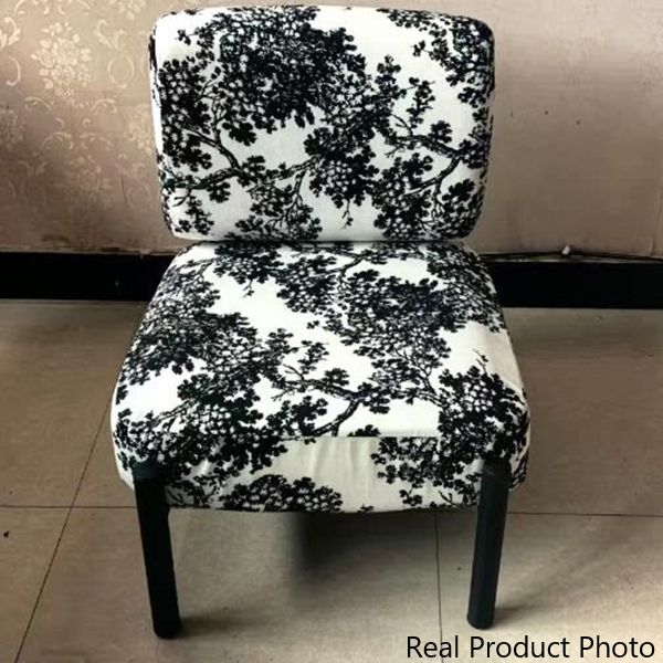 Sillón auxiliar cuadrado cilíndrico de metal con tela sherpa de estilo francés tradicional con respaldo para sala de estar 