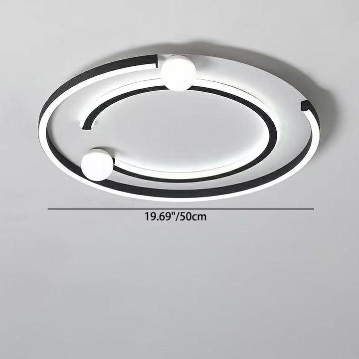 Moderne minimalistische Eisen Silica rechteckige quadratische runde LED Unterputz Deckenleuchte für Wohnzimmer 