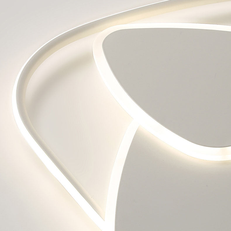 Moderne minimalistische Dreieck Aluminium Eisen Acryl LED Deckenleuchte für Schlafzimmer 