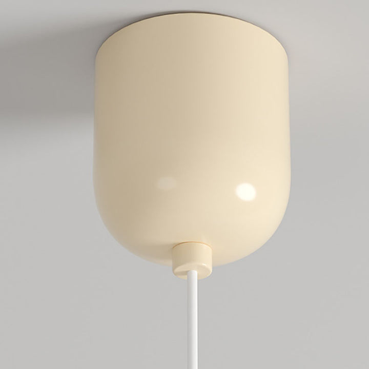 Lustre suspendu moderne minimaliste en aluminium résine PE 1/3 lumière pour chambre 