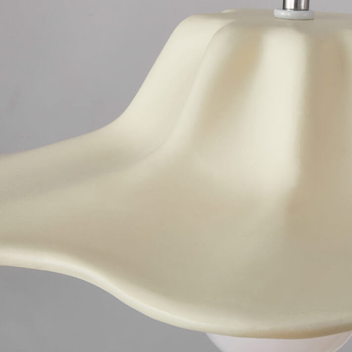 Traditional French Resin Umbrella Shape Geometry 1-Light Pendant Light for Living Room