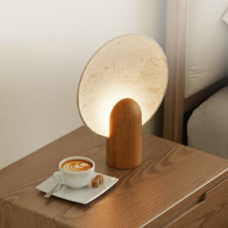 Table de nuit carrée en bois de caoutchouc moderne avec 1/2 tiroir pour chevet 