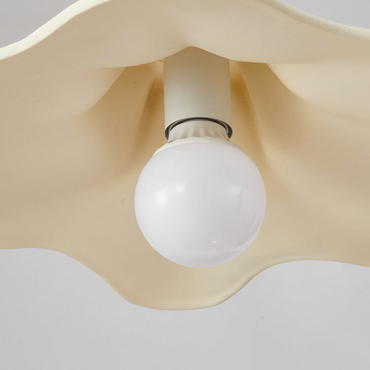 Traditional French Resin Umbrella Shape Geometry 1-Light Pendant Light for Living Room