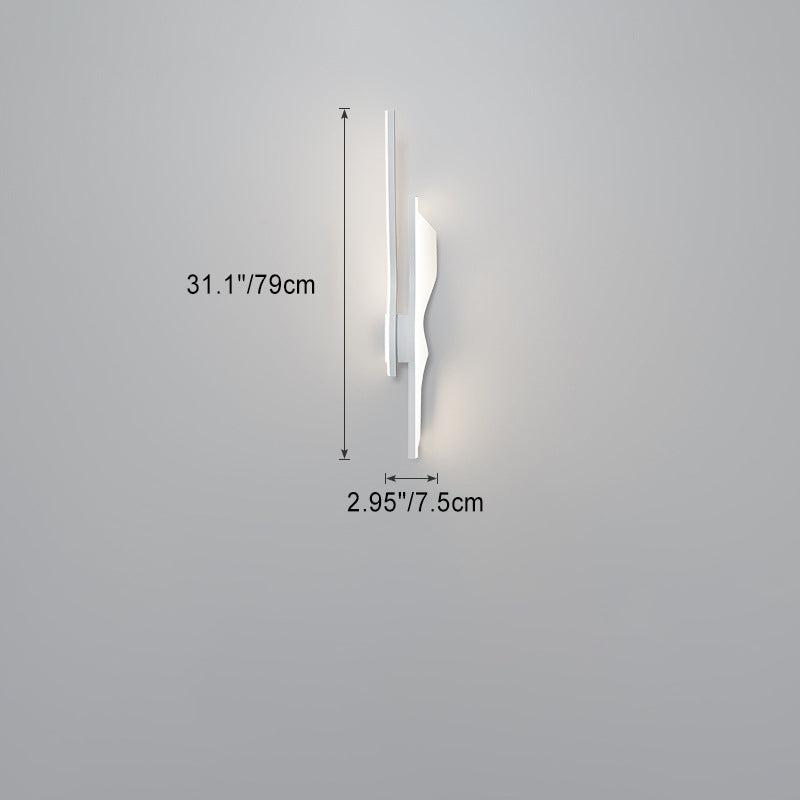 Zeitgenössische kreative Eisen Aluminium LED Wandleuchte Lampe für Wohnzimmer 