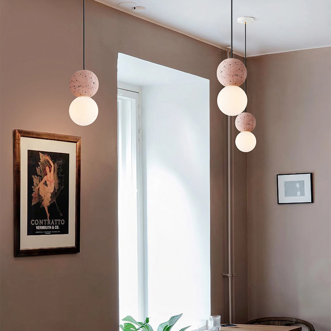 Nordic Creative Simple Glass Ball 1-Light Pendant Light