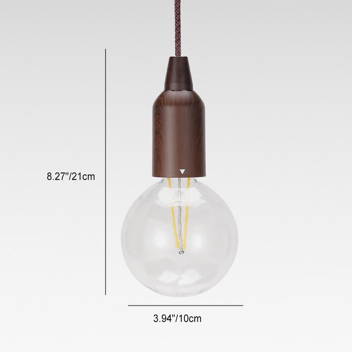 Contemporary Industrial Portable Waterproof PC ABS Round Cone Battery USB 1-Light Camping Outdoor Light