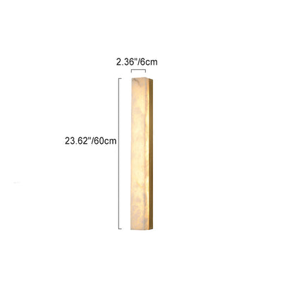 Moderne minimalistische Streifen Kupfer Marmor LED Wandleuchte Lampe für Wohnzimmer 