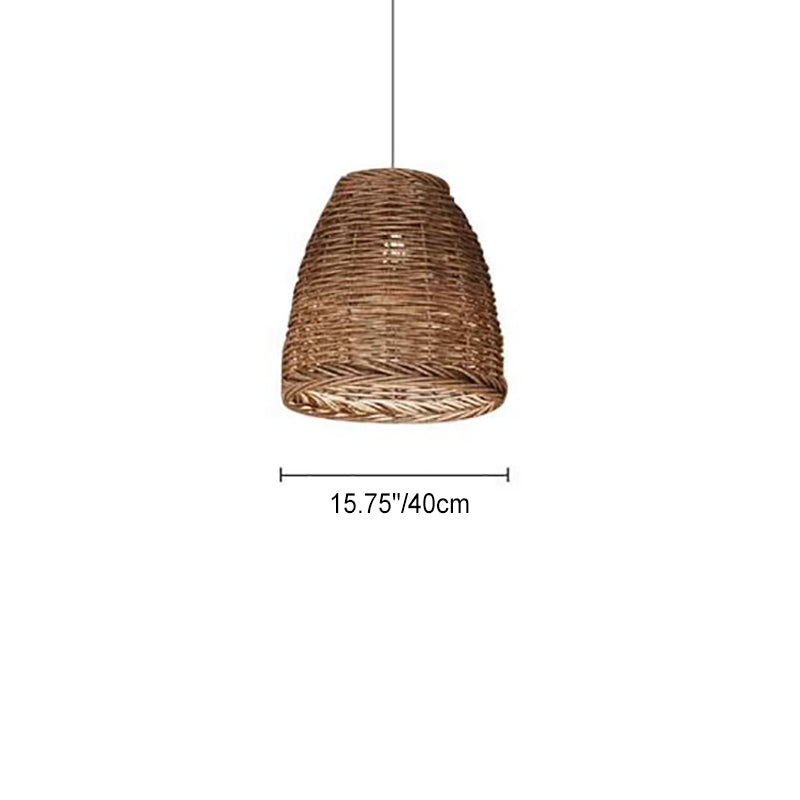 Traditionelle zylindrische Pendelleuchte im Landhausstil mit 1 Licht im Grasranken-Design für das Wohnzimmer 