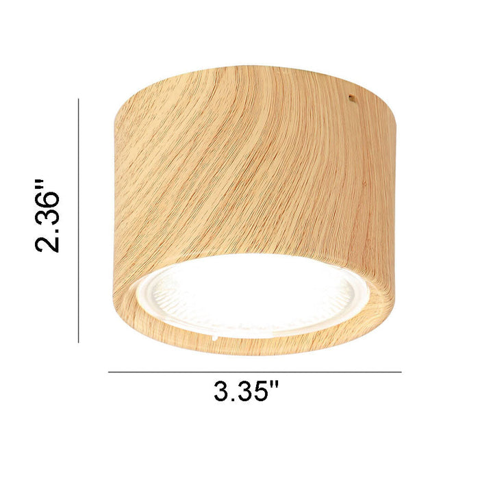 Projecteur cylindrique nordique LED plafonnier encastré 