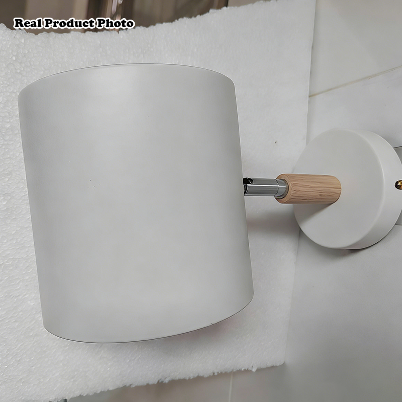 Nordic Macaron Cylinder Rotatable 1-Light Wall Sconce Lamps