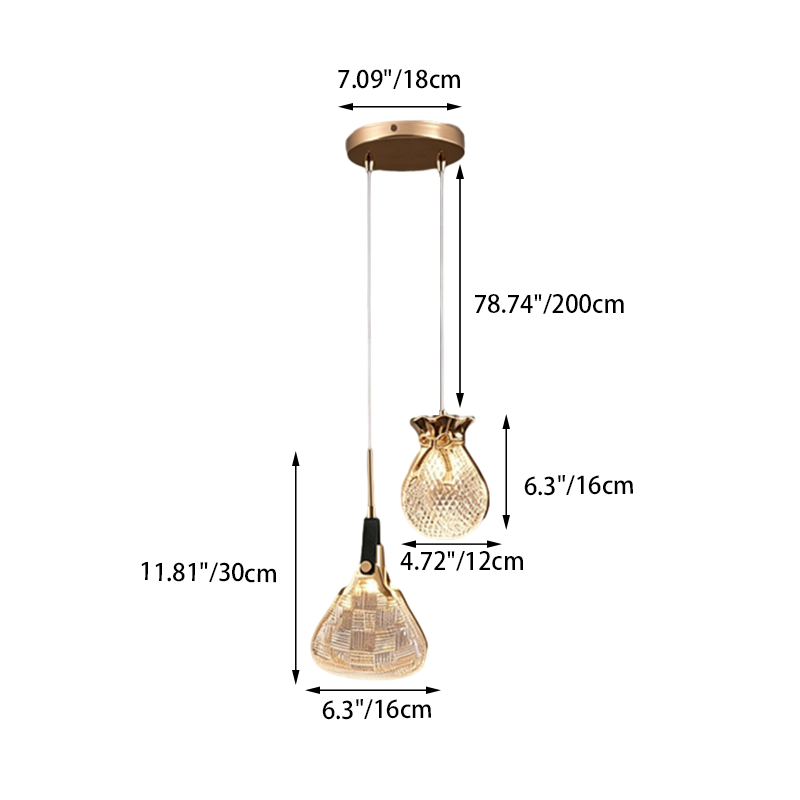 Contemporary Creative Iron Acrylic Arc 1-Light Pendant Light For Living Room