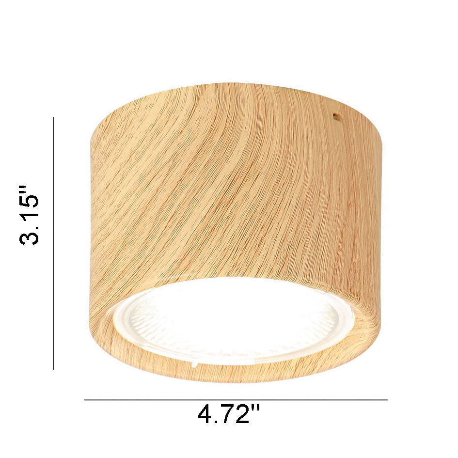 Projecteur cylindrique nordique LED plafonnier encastré 