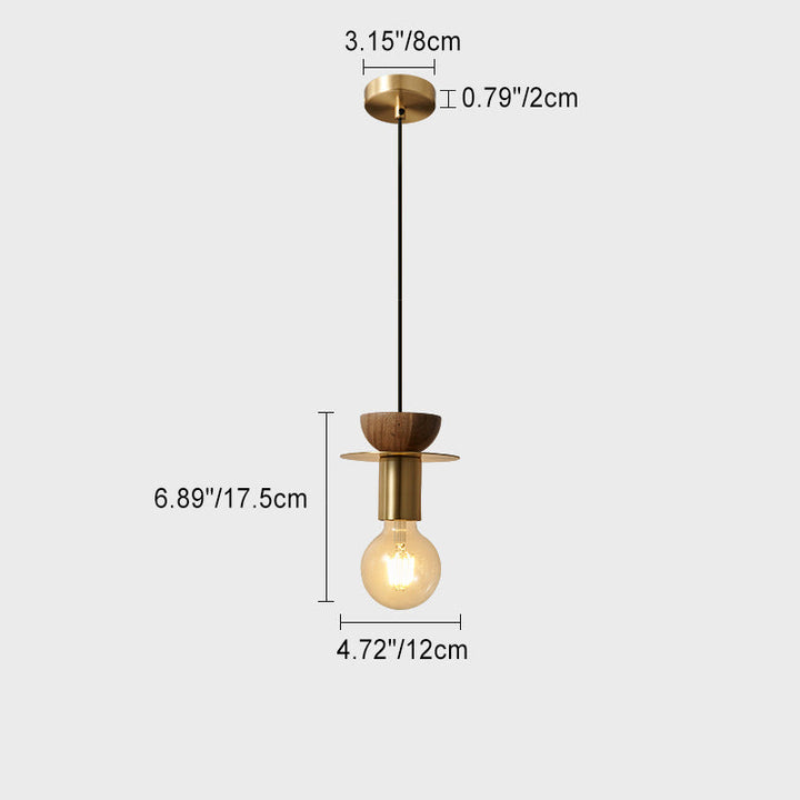 Moderne minimalistische halbrunde Begs Runde Kupfer 1-Licht Pendelleuchte für Wohnzimmer 