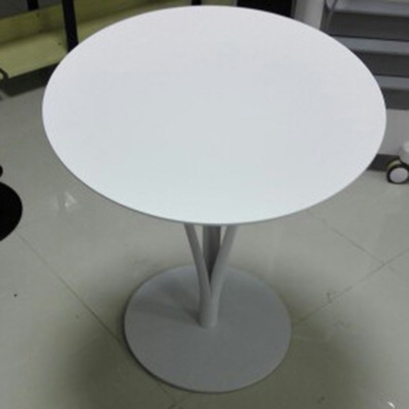 Moderner minimalistischer runder Eisenstahlplatten-Bartisch für das Esszimmer 