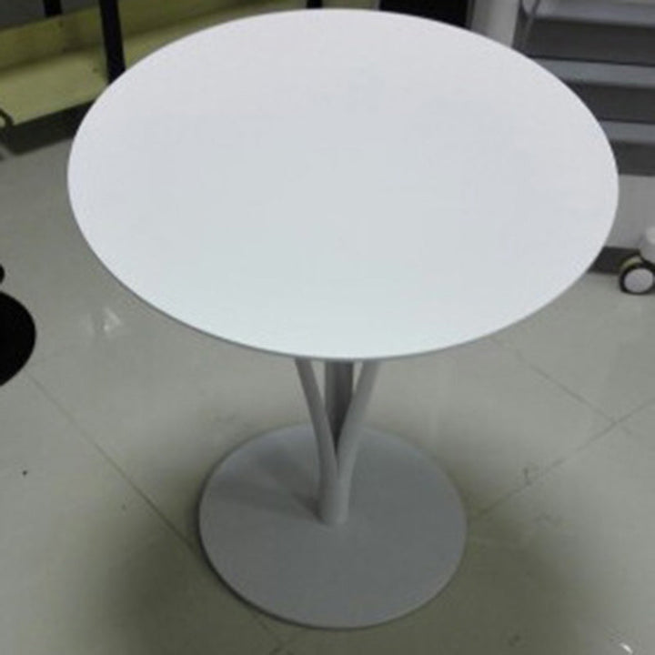 Moderner minimalistischer runder Eisenstahlplatten-Bartisch für das Esszimmer 
