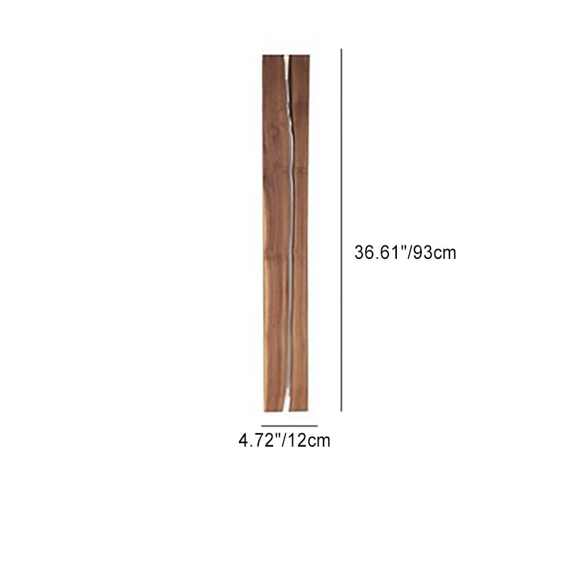Zeitgenössische kreative Rechteck Holz LED Wandleuchte Lampe für Wohnzimmer 