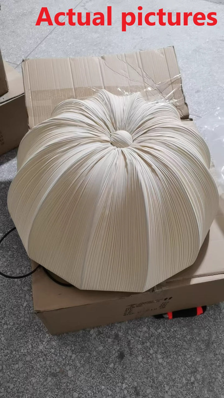 Pantalla de lámpara de tela semicircular de pétalo francés tradicional de hierro 3/5 - Lámpara de araña para comedor 