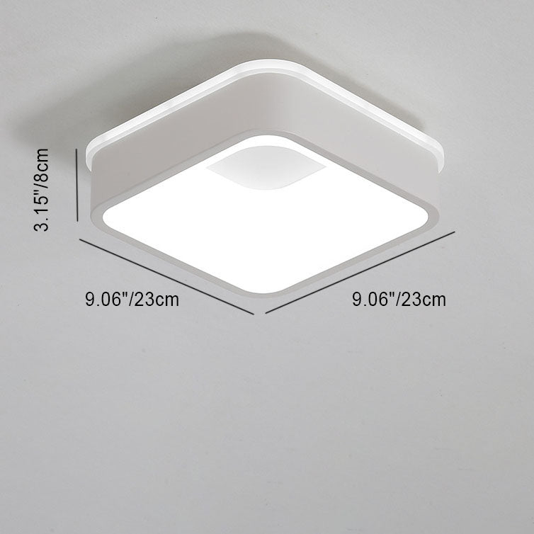 Zeitgenössische Einfachheit Eisen Acryl geometrische Pentagramm LED Unterputz Deckenleuchte für Schlafzimmer 