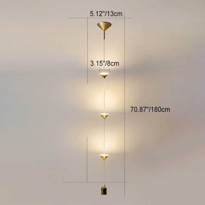 Moderne minimalistische drehbare LED-Wandleuchte