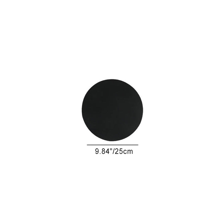 Moderne minimalistische runde Eclipse Eisen LED Wandleuchte Lampe für Wohnzimmer 