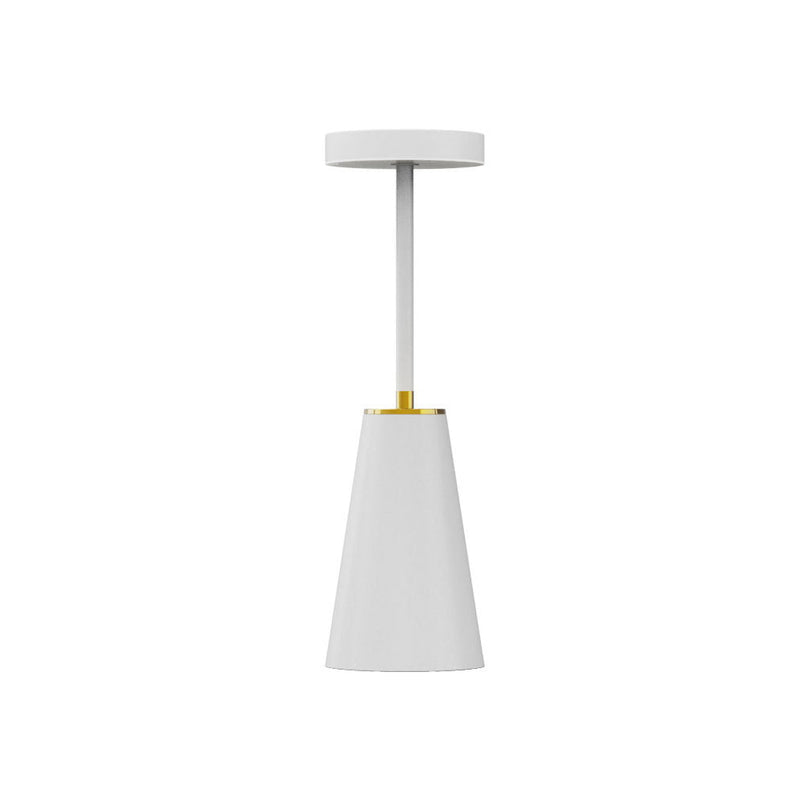 Moderne minimalistische zylindrische PC Eisen LED Tischlampe für Wohnzimmer 