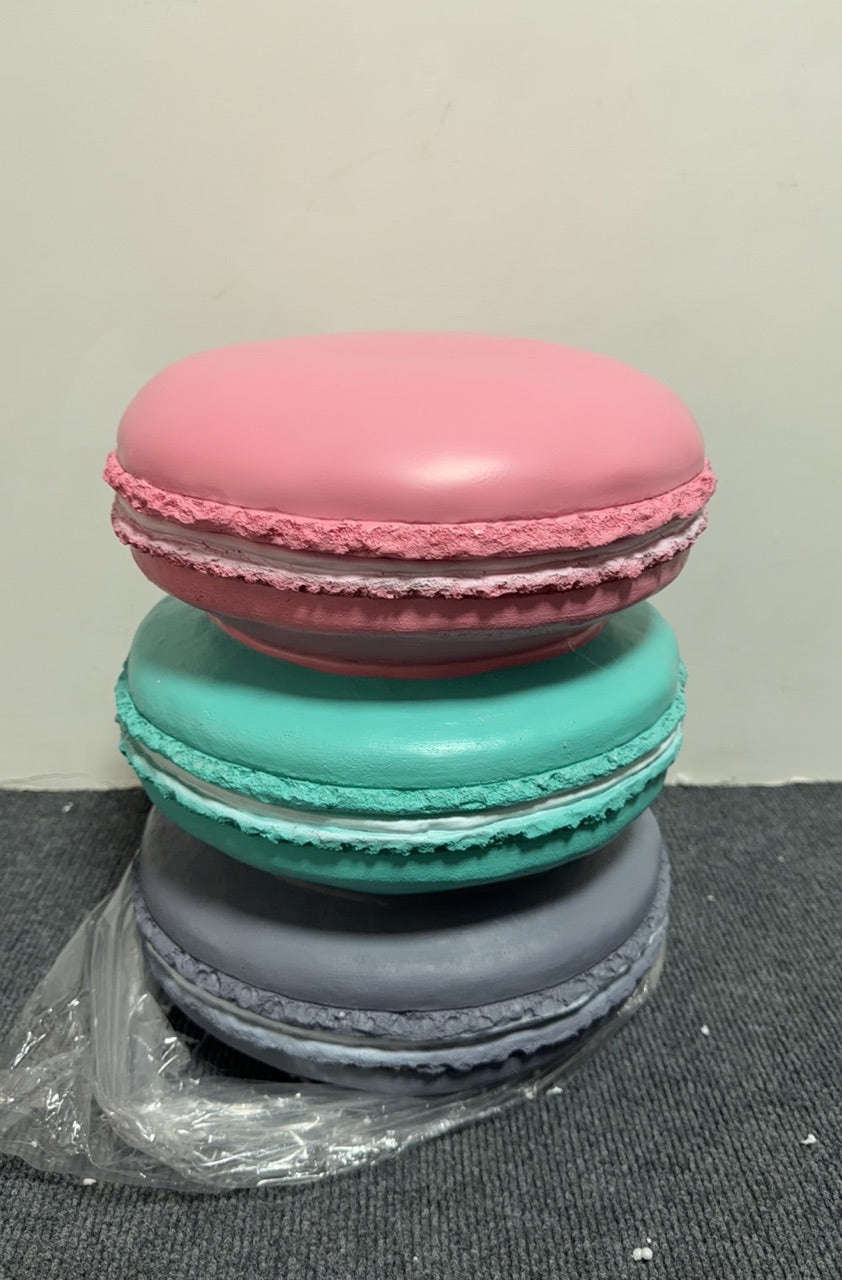 Chaise en résine contemporaine créative en forme de beignet cylindrique avec ananas et glace pour salon 