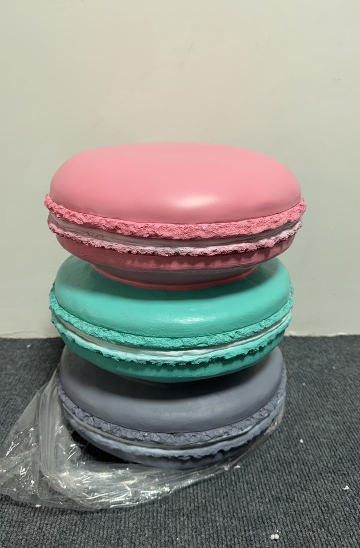 Chaise en résine contemporaine créative en forme de beignet cylindrique avec ananas et glace pour salon 