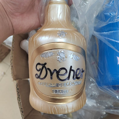 ضوء قلادة راتينج زجاجة ملونة صناعية معاصرة بضوء واحد 