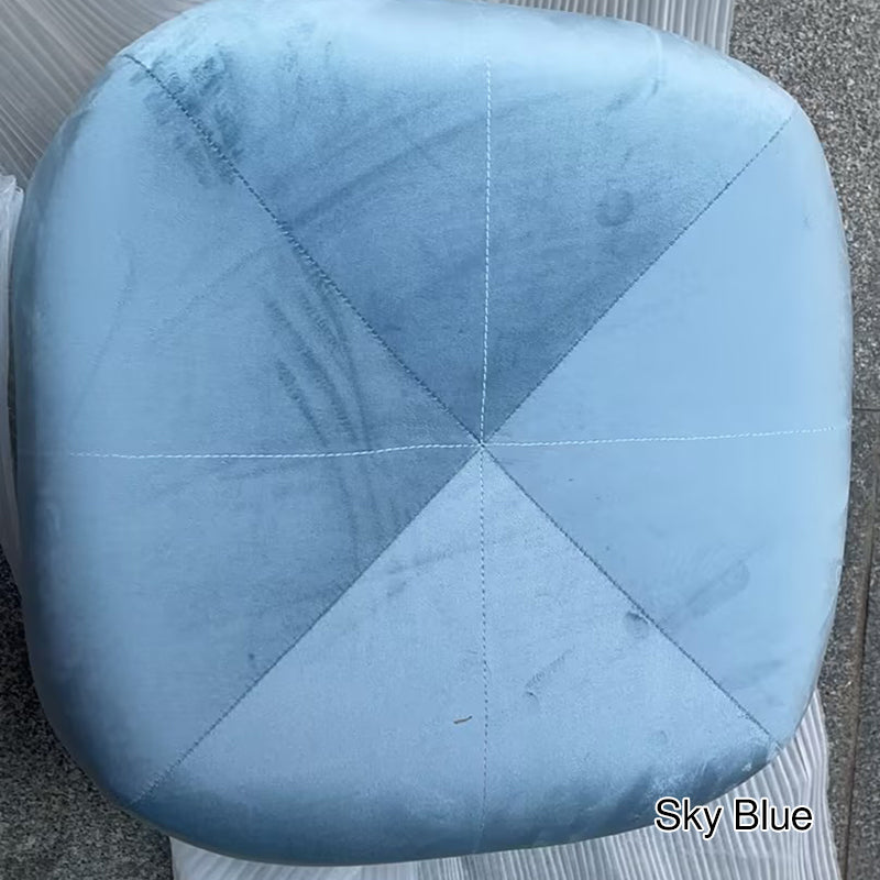 Tabouret en éponge en tissu rond carré de simplicité moderne pour salon 